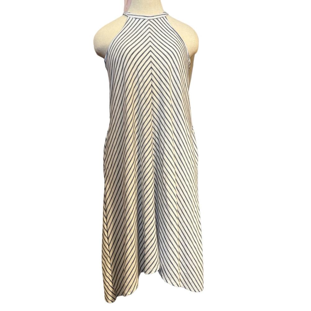 ExOfficio Halter Neck Built-in Bra Halter Active Dress M Athleisure Travel Beach